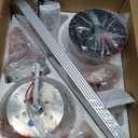 POCHFAN 52 Inch Ceiling Fans with Lights and Remote, Brushed Nickel Flush Mount Low Profile Ceiling Fan for Bedroom, Living Room, Patio, Dimmable 6 Speeds Noiseless, ETL Listed