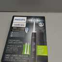 Philips Sonicare ProtectiveClean 5300 Rechargeable Electric Toothbrush, with Pressure Sensor, 3 Cleaning Modes, SmarTimer and QuadPacer, with 2 Bonus Brush Heads, Travel Case, Black, Model HX6423/34