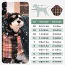 Dog Wool-Blend Luxury Cloak, Timeless Warm Plaid Coat Winter Fall Clothes Outfit Clothing Fits Small & Large Breeds Christmas Valentine Gift (Camel,2XS)