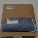 Ling's Moment 14Ft Dusty Blue Sheer Chiffon Like Table Runner with Silver Sparkle for Wedding Rustic Boho Wedding Party Bridal Shower Decorations Birthday Party