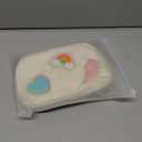 Preppy Patch Nylon Bum Bag, Lightning Waist Bag, Adjustable Smile Face Bum Bag for Women, Water-Repellent, Rainbow Bum Bag for Girls, Children, Green, Small