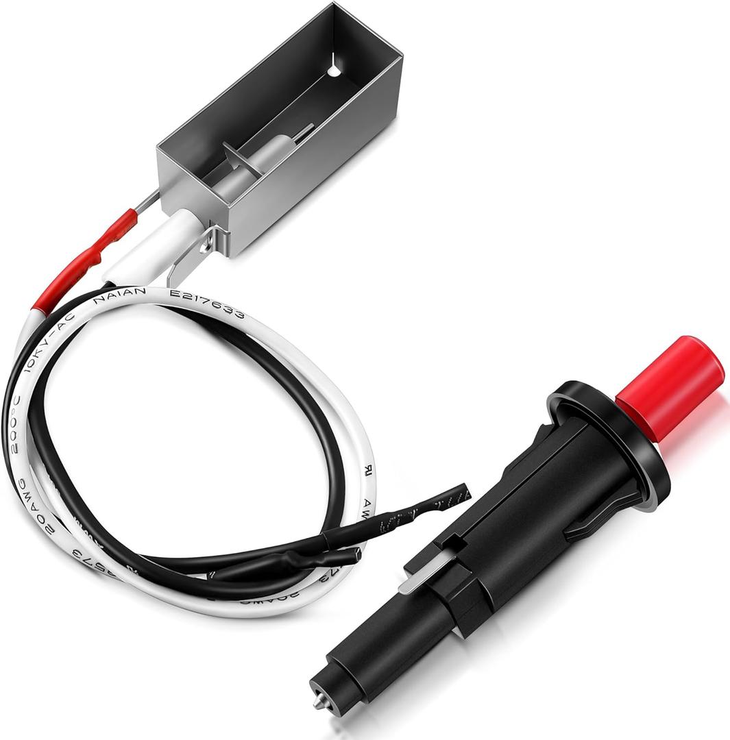 Grill Igniter Replacement Kit Compatible with/Weber/ 7510, Compatible with Genesis Silver/Gold/A & B&C Gas Grill Models, Spirit E-210/200/ 300 Grills