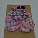 wegreeco Dog Diapers Female (3 Pack), Highly Absorbent Puppy Doggie Dog Diapers for Female Dogs Period, Washable Doggy in Heat, Small Medium Large Size (Ink Painting, Small)