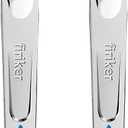 Nail Clipper Set, Sharpest Fingernail & Toenail &Slanted Edge Nail Cutting Clippers, Quality Stainless Steel Portable Nail Cutter Set with Nail File,Personal Pedicure Kit for Women Man (2 Piece Set)