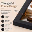 JCJMY 18x24 Picture Frame with 16x20 Mat, Display Photo 16x20 with Mat or 18 x 24 Without Mat, Wall Hanging Large 18 by 24 Poster Frame with Plexiglass, Black