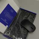 TECURS Bluetooth Keyboard and Mouse Combo for iPad - Rechargeable Wireless Keyboard & Mouse with 7-Color Backlit Compatible with iPad 10th/9th/8th Gen, iPad Pro/Air/Mini, iPhone 15/14/13 Pro, Black