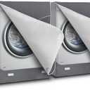 AKEfit 2 Pack Washer Dryer Cover, Washing Machine Cover Waterproof, Dustproof and Anti-UV, Heavy Duty Oxford Washer Covers for Outside , 27"W x 33"D x 39"H -Grey