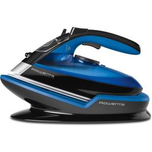 Rowenta Freemove Cordless Auto Off 400-Holes Stainless Steel Soleplate Steam Iron, Blue, 1 - 1830007108