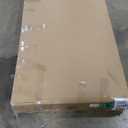 DWVO 55-75 Gallon Aquarium Stand with Power Outlet, Display Stand for Turtle Tank, Reptile Terrarium, Metal Fish Tank Stand Suitable for Living Room, Entryway, 860LBS Capacity, White & Walnut