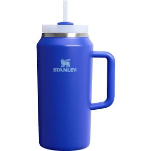 STANLEY Quencher H2.0 Tumbler with Handle and Straw 64 oz | Flowstate 3-Position Lid | Cup Holder Compatible for Travel | Insulated Stainless Steel Cup | BPA-Free | Cobalt