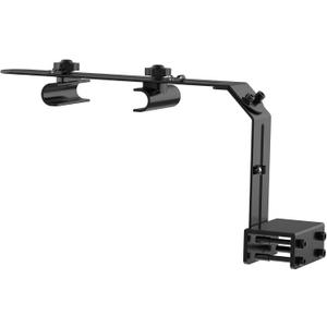 hygger Aquarium Light Riser Fits 957 978 999 918, Universal Fish Tank Light Holder Adjustable Led Aquarium Light Mounting Bracket, Sturdy Aluminum Ultra Wide Base1.7''