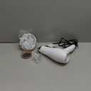 Conair Double Ceramic Hair Dryer with Diffuser | Blow Dryer with Ionic Conditioning | Includes Diffuser and Concentrator |  Exclusive, White