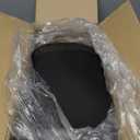 TIPGO Slim Bathroom Trash Can with Lid Soft Close, Step Pedal, 6 Liter / 1.6 Gallon Stainless Steel Trash Bin, Small Garbage Cans for Bedroom, Office, Kitchen (Matte Black)