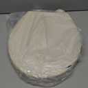 Bemis 1500EC 146 Almond Elongated Molded Wood Toilet Seat with Easy-Clean & Change Hinge