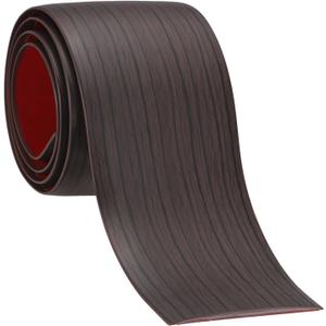 PATIKIL Self Adhesive Floor Transition Strip 10 ft x 3" Vinyl Flat Divider Flooring for Joining Floor Gaps Carpet Transition Floor Tiles, Black Walnut