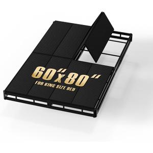 Moisture Resistant Bunkieboards,Queen Size 80x60'' Low Profile Bed Support,Large Double Bed 10mm Bunkie Board,