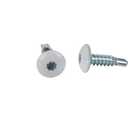 Self Tapping Screws/Self Tapping Sheet Metal Screws for Cargo Trailer Exterior Screws OEM #10 x 3/4 Enclosed Trailer Screws-150 Pack(White)