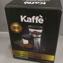 Kaffe Electric Burr Coffee Grinder (5.5oz) w/Adjustable Coarseness Settings - Flat Burr - [New Upgraded Motor ] - Precision Coffee Bean Grinder for Home Use - Black