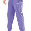 NORTHYARD Men's Athletic Running Pants Lightweight Workout Joggers Quick Dry Gym Sweatpants Active Sports Track Training (Large, Violet)