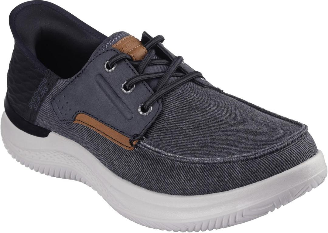Skechers Women's Boat Shoe (8, Black)