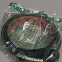 Papaanils Black Dress Belt for Men, Men's Belts Leather for Jeans, Mens Casual Belt, Black Golf Belt Length 48