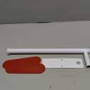 Paper Towel Holders,Paper Towels Rolls  for Kitchen,Paper Towels Bulk SelfAdhesive Under Cabinet,Both Available in Adhesive and Screws,Stainless Steel Paper Towel Holder(White)