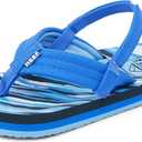 REEF Boys Toddler/Little Kid Ahi Beach Flip Flop, Soft Cushion Footbed, Water Friendly (Blue)