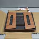 One Step Stool for Adults Seniors with Non-Slip Rubber Stepping Surface, Heavy Duty Wooden Step Stool with 450 LBS Capacity Bed Steps for High Beds, Bathroom, Bedroom, Kitchen & Kids Bedside Support