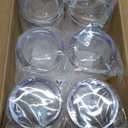 US Acrylic Classic Clear Plastic Reusable Drinking Glasses (Set of 6) 12oz Rocks Cups | BPA-Free Tumblers, Made in USA | Top-Rack Dishwasher Safe