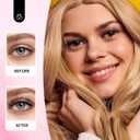 Beetles Lash Clusters Kit Dramatic Fluffy Lash Extension Kit 100 Pcs CC Curl 9-16mm False Eyelash Extension Set with 2-in-1 Bond and Seal Remover Brush Tweezers Eyelash Clusters Tempt KVT082