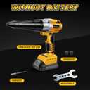 Cordless Rivet Gun Compatible with Dewalt 20V Max Battery, with a kitbox, Brushless Electric Automatic Rivet Gun for Rivets 1/8'', 5/32'', 3/16", for Metal Plastic and Leather