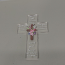 Chunful Acrylic Christian Jesus Gift for Women Men Acrylic Standing Cross Religious Inspirational Gifts with Bible Verse and Prayers Sunflower Cross for Friends Mom Wife Colleague(Fresh Style)