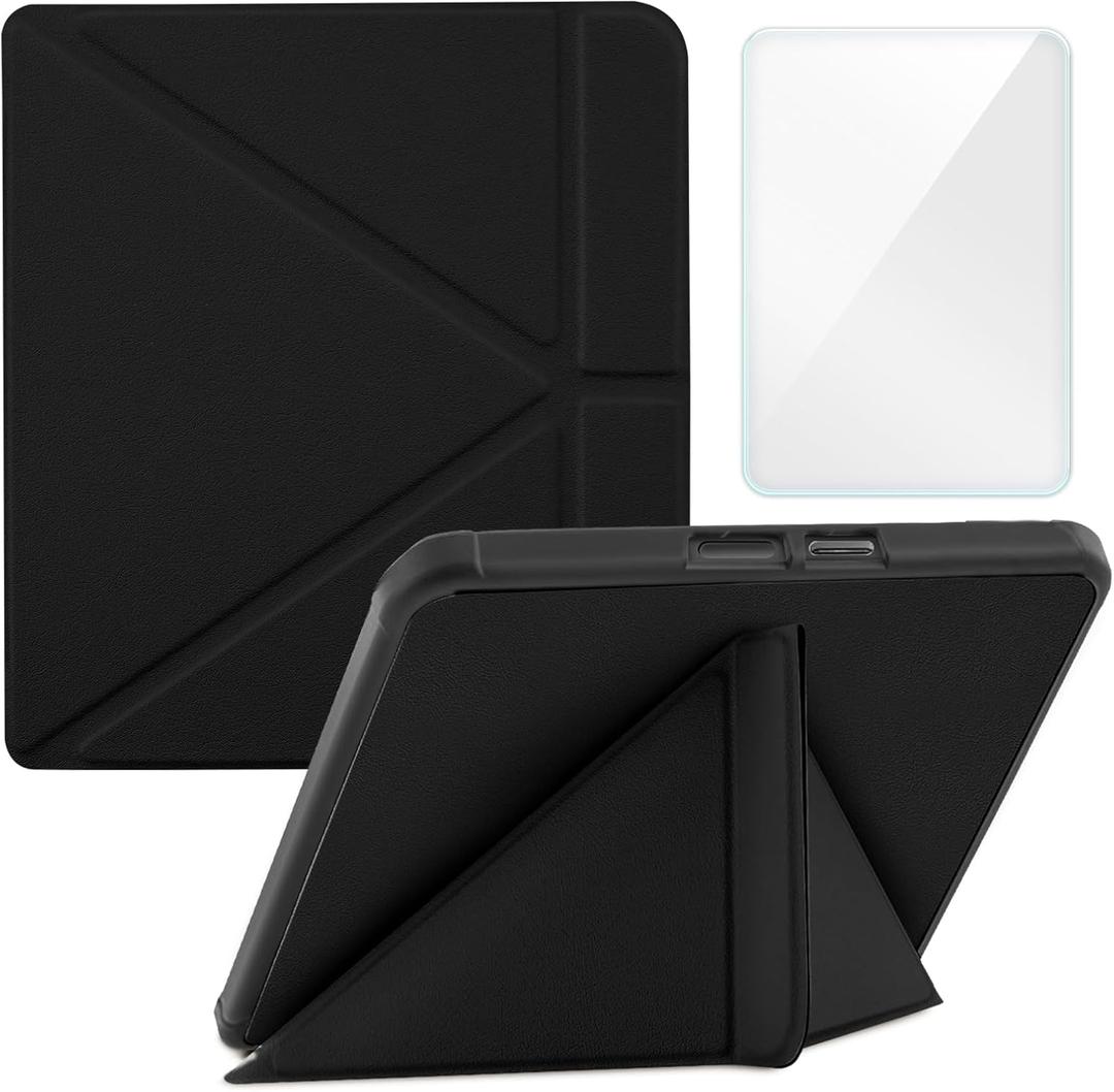 Case Compatible with 8" Kobo Forma(Model N782, 2018 Release Version), Includes a Screen Protector - Premium PU Leather Cover with Auto Sleep/Wake (One Size)