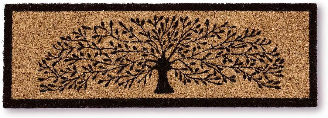 Abbott Collection Coir Tree of Life Balcony Mat w/Border