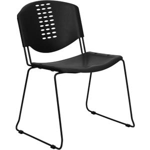 Stacking Chair in Black