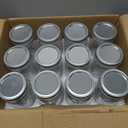 Mason Jars 32 oz,12 Pack Quart Wide Mouth Mason Jar With Airtight Lids, Glass Canning Jars for Fermenting, Pickling, Meal Prep, Overnight Oats & Centerpieces