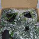 Palonu Artificial Hanging Plants for Shelf, 4 Pack Fake Potted Greenery Faux Eucalyptus Vine, Mandala Vine, String of Pearls,Pea pod Leaves in Pot for Office Living Room Bathroom Indoor Outdoor Dcor