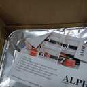Alpha Living 6 Pack - Disposable Chafing Dish Buffet Set, Half Size Pans, Welded Body Food Warmers for Parties, Fuel Cans Complete Set, Warming Trays