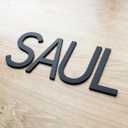 2 x 5 Inch Acrylic Frosted Matte Black Letter W, Adhesive House Letters and Numbers for Outside, Modern House Numbers for Apartment Door Farmhouse Mailbox Office Hotel, Address Numbers and Letters