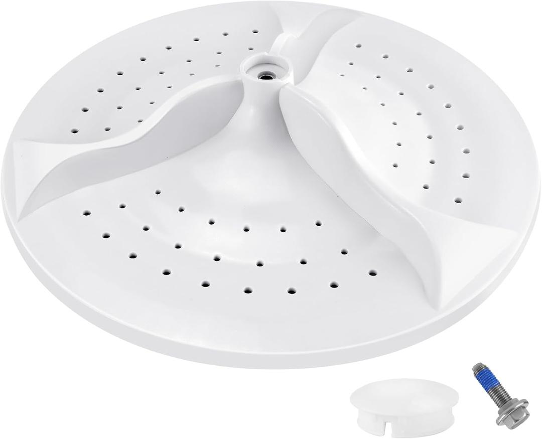 Upgraded W10752283 Washer Washplate Compatible for Whirlpool Washing Machine by Techecook - wtw5000dw1 Washplate Replaces w10609476, w10834890, ps10064549, AP5956378, 3452757