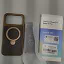 Compatible with iPhone 17 Pro Max Case, with 360 Magnetic Stand [Compatible with MagSafe] [Military Drop Protection] Shockproof Translucent Matte Case for 17 Pro Max 6.9", Desert Titanium