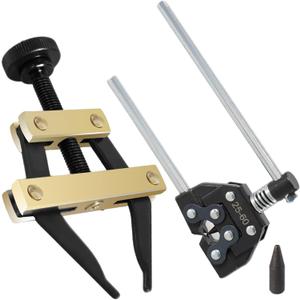 Roller Chain Breaker Cutter Chain Holder Puller Disassembly Tools Kit #25-60 Chains Replacement Set for Bicycle Motorcycle Go Kart ATV