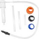 30cc Fluid Transfer Pump, Hand Car Oil Transfer Pump for Gallon & Wide-Mouth Quart Bottles, Auto Liquid Pump Transfers Gear Oil, Antifreeze, Transmission & Differential Fluid