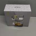 WDF 180 Pieces Disposable Plastic Gold Silverware Cutlery - Disposable Flatware Set 60 Forks, 60 Knives and 60 Spoons - Heavy Duty Gold Plastic Cutlery - Utensils for Baby Shower Wedding Spring