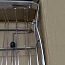 GSlife in Sink Dish Drying Rack - Stainless Steel Capacity Expandable Over The Sink Dish Drainer with Lock Knob and Utensil Holder for Kitchen Sink, 10.8"-17.9" L x 12.8" W, Silver (Medium)