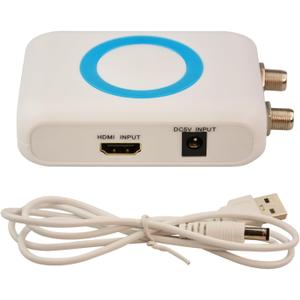 HDM66 HD Modulator, HDMI RF Modulator Support PAL/NTSC Format Output to RF Modulator, HD Multimedia Interface for Home TV CATV System Replacement