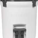 STANLEY Adventure 2 Gallon Fast Flow Water Jug, Ice Water Dispenser, Insulated Beverage Cooler with Easy Pour Spigot and Latched Foam Lid (Polar)