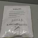 Titanker Clear Shower Curtain Liner, Plastic Shower Liner PEVA 72 x 72 Lightweight Waterproof Shower Curtains for Bathroom with Magnets and Rustproof Grommets