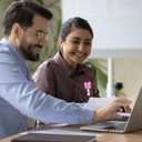 2 Pack Pink Bow Badge Reels, Cute Badge Reels Retractable with 360 Rotation, Nurse Badge Reel, Pink Badge Clip with Alligator Clip, ID Badge Holder for Nurses, Medical Worker, Nursing Student, Teacher