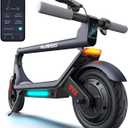 MEGAWHEELS Electric Scooter,Electric Scooter Adults Teens,10in Pneumatic Tires,350/500/600W Motor,19/31 Miles Range,15.5mph E Scooter with Smart APP Control for Commuting, Outdoor, Short Travel Gift